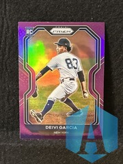 2021 Panini Prizm Rookie Purple Prizm Parallel #6 Deivi Garcia